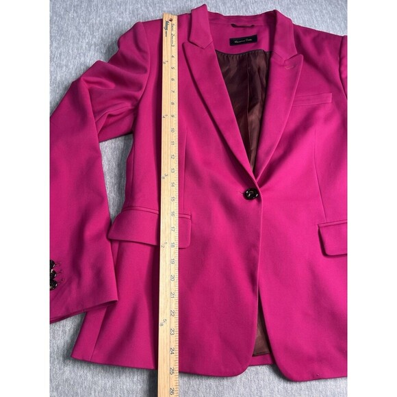 Massimo Dutti Electric Pink Women’s Jacket 44/34 - Picture 4 of 7